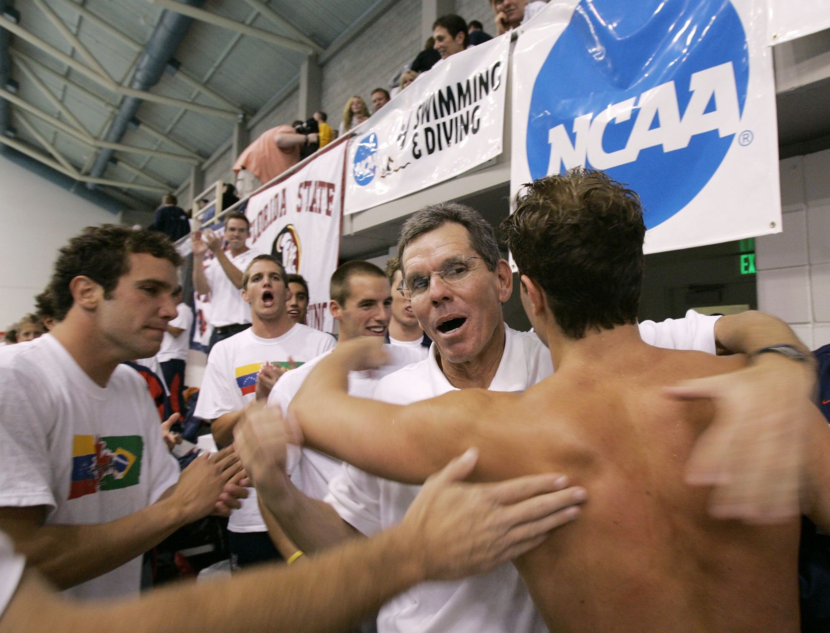 Frank Busch, UA swimming